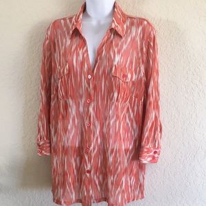 NWT Chico’s sheer blouse